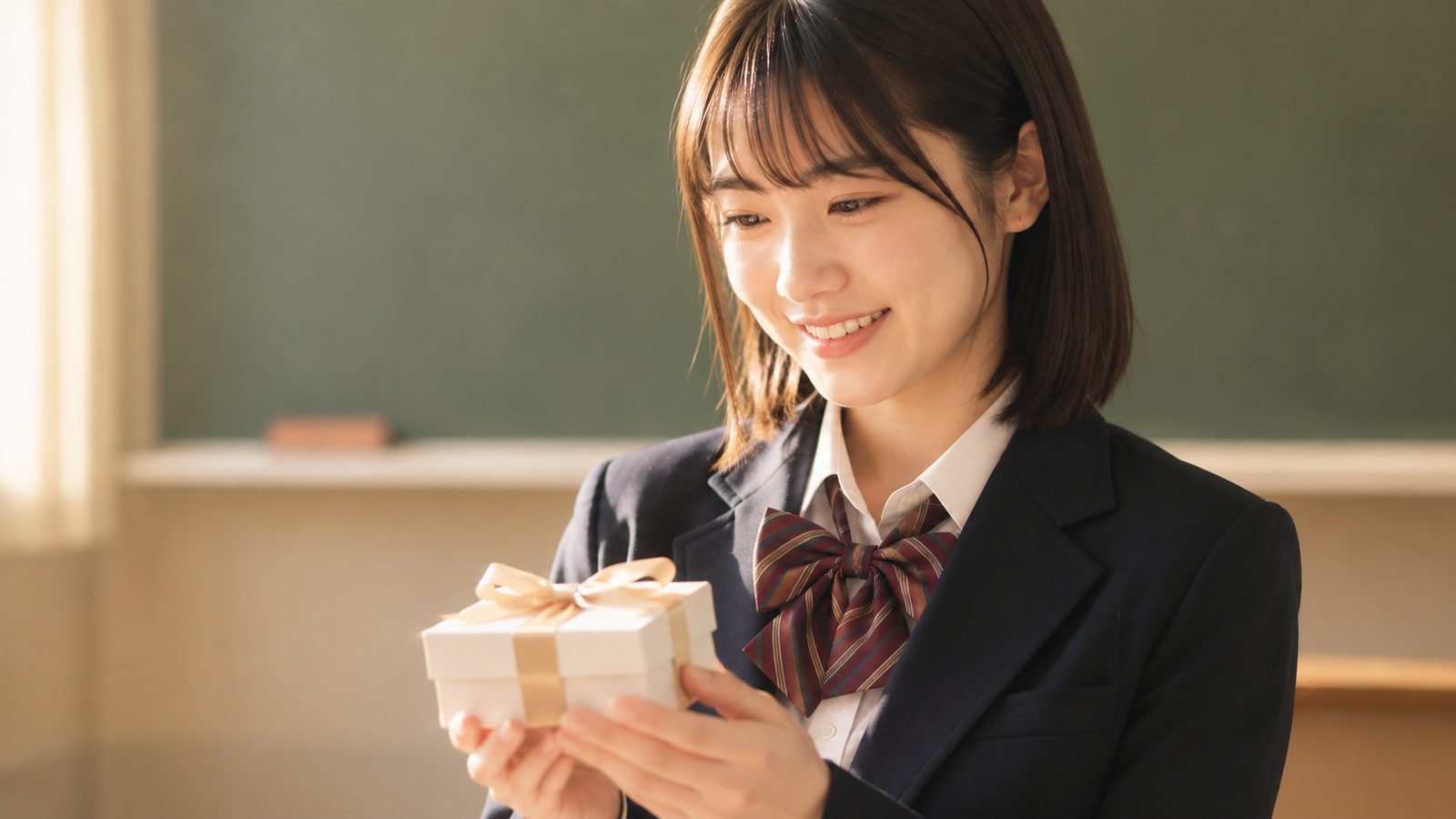 贈り手から受け手へ手渡される記念品